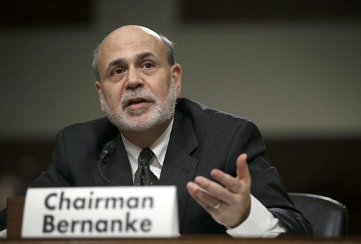 Federal Reserve Board Chairman Ben Bernanke testifies during a hearing before the Joint Economic Committee May 22, 2013, on Capitol Hill in Washington, D.C.